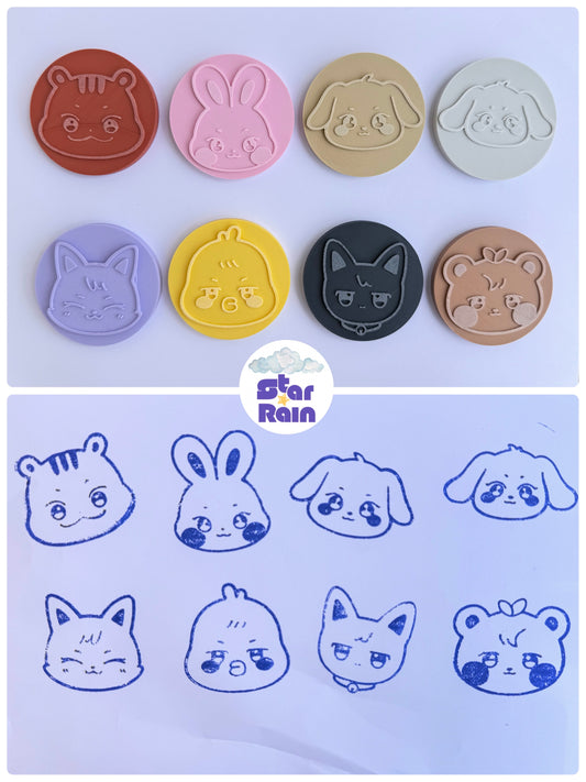 ATEEZ Aniteez Stamps