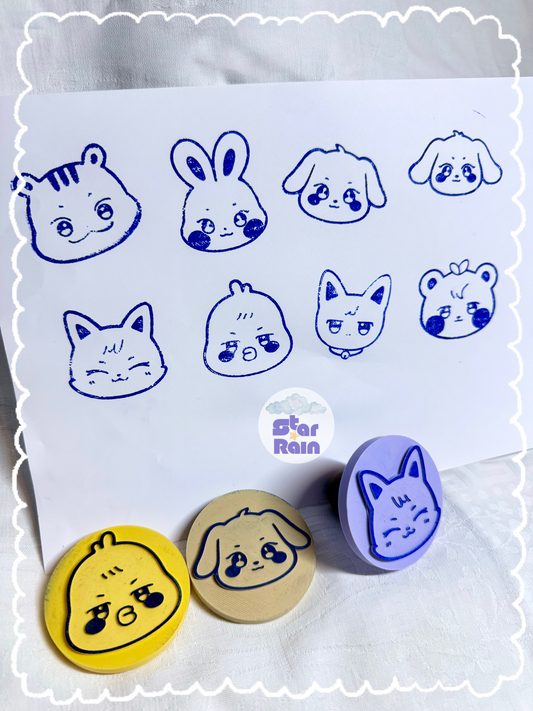 ATEEZ Aniteez Stamps
