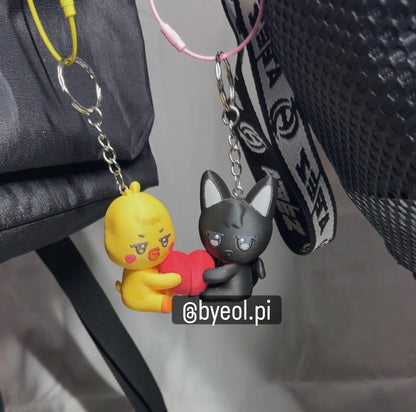 ATEEZ Aniteez Mini Figure Magnetic Keychain